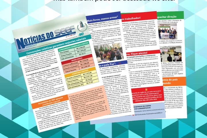 Novo boletim do SEEF já está disponível!