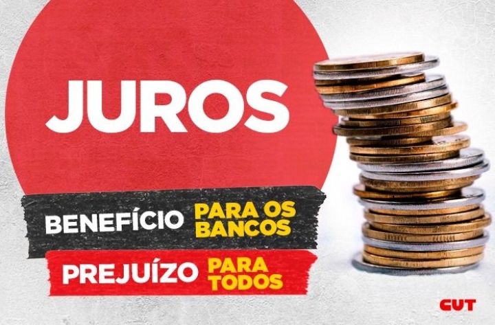 Taxa de juros de 13,75% favorece apenas 1% dos mais ricos e trava a economia
