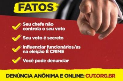 MPT registrou 173 denúncias de coação eleitoral
