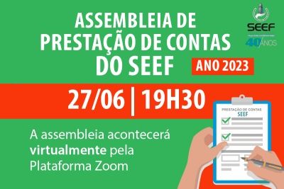 SEEF realiza assembleia de prestação de contas