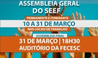 SEEF convoca assembleia geral extraordinária para discutir Convenção Coletiva de Trabalho 2025/2026