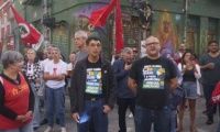 Trabalhadores se reúnem no Centro Leste em Florianópolis para ato show