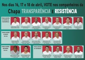 Em abril tem eleição no Sindicato